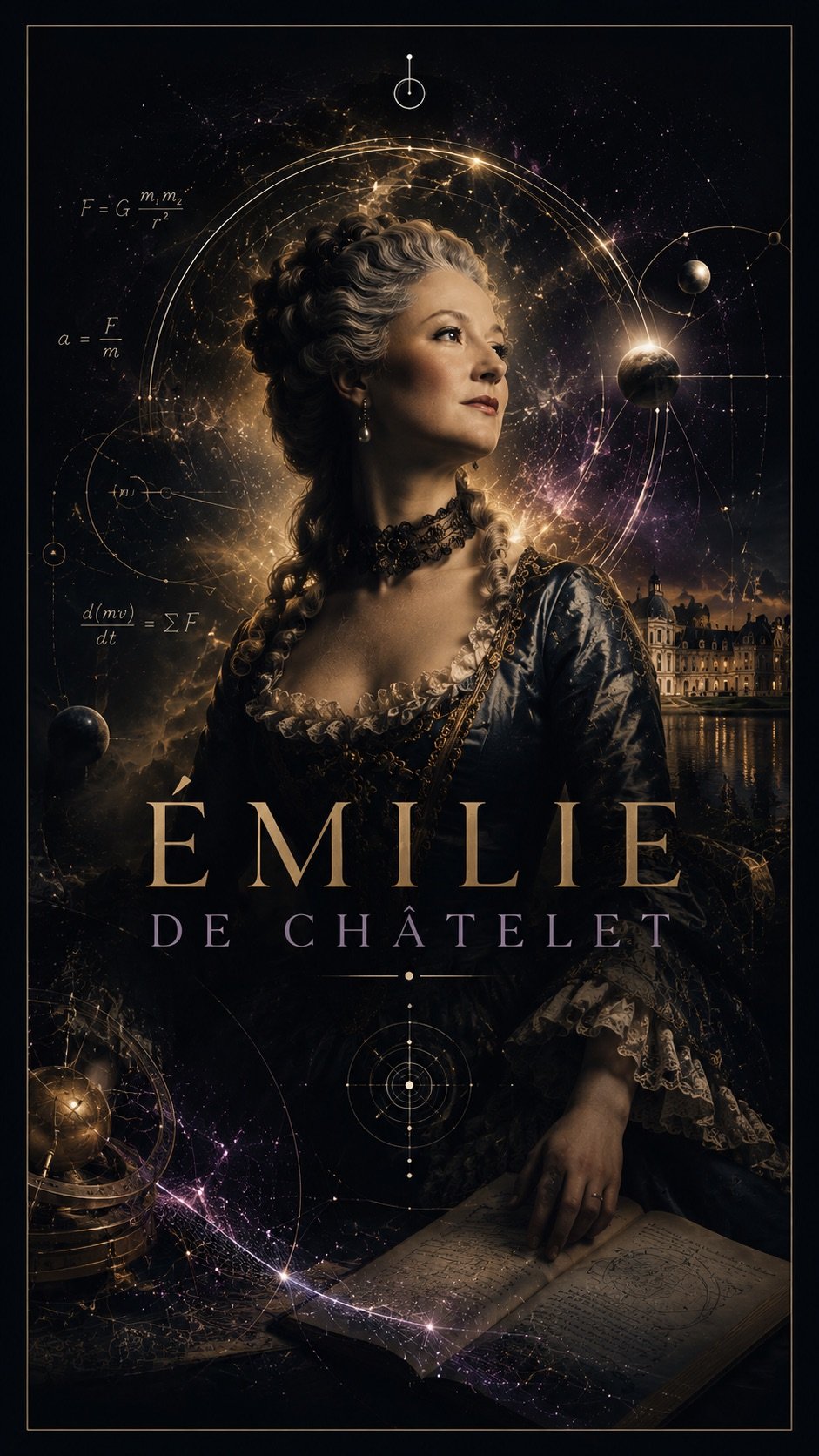 Portrait artistique d’Émilie du Châtelet